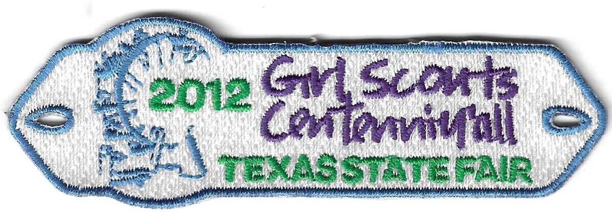 100th Anniversary Patch Bracelet Tx State Fair (elastic not included)