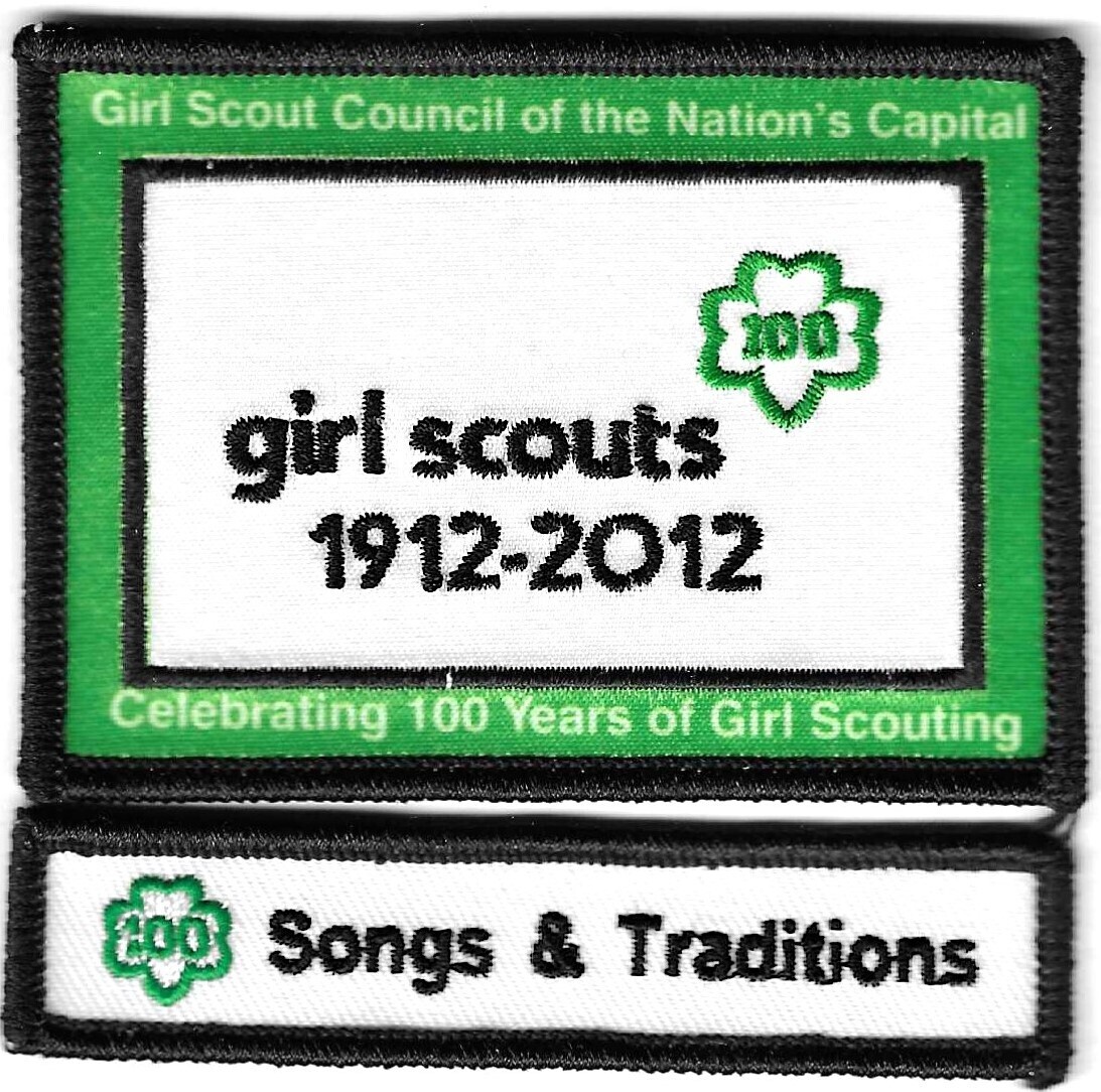 100th Anniversary Patch GSCNC with rocker (there are more I don't have)