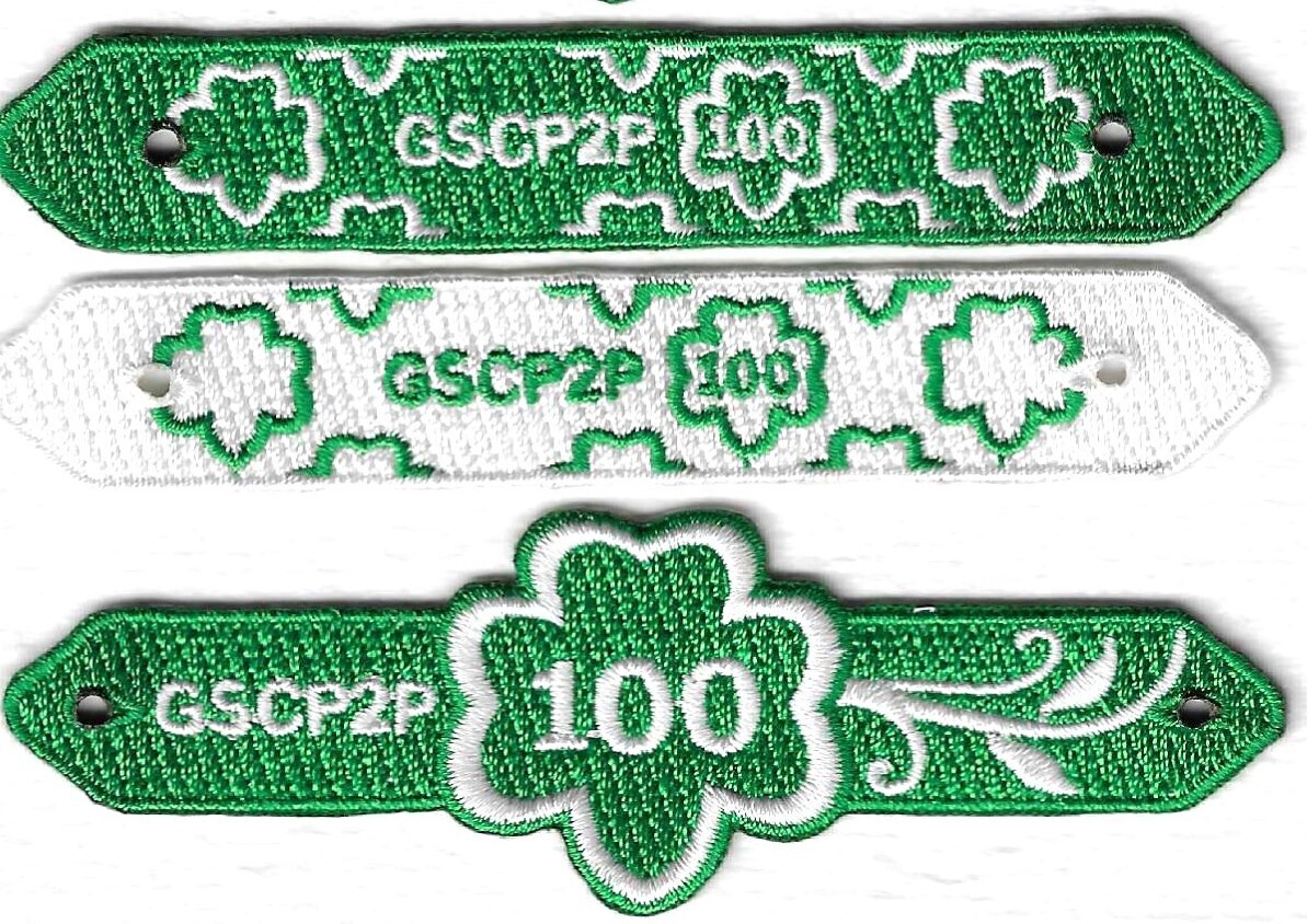 100th Anniversary Patch Bracelet Set GSCP2P  (elastic not included)
