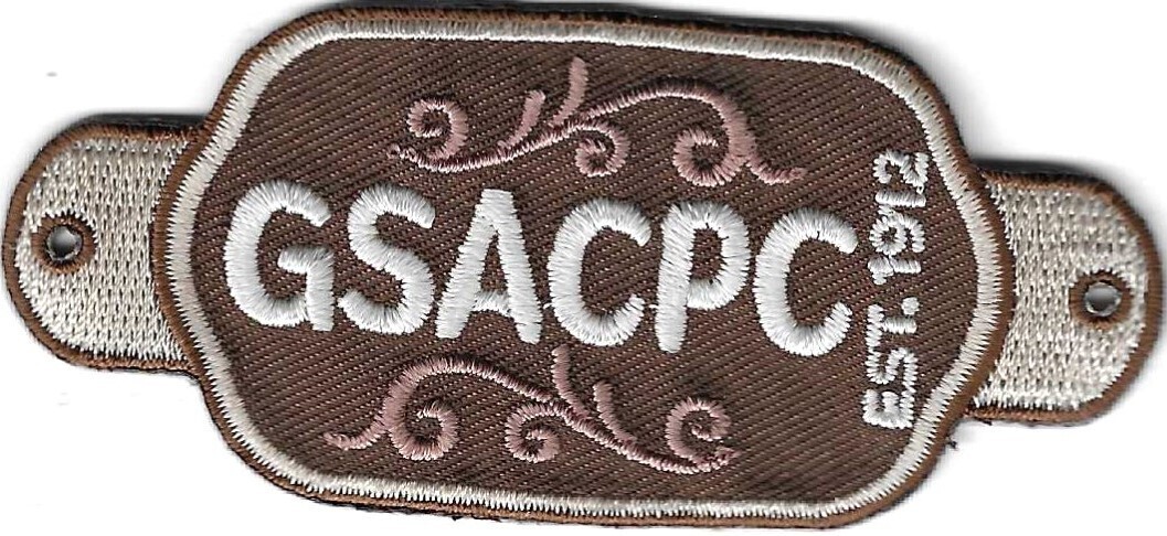 100th Anniversary Patch Bracelet GSACPC (elastic not included)