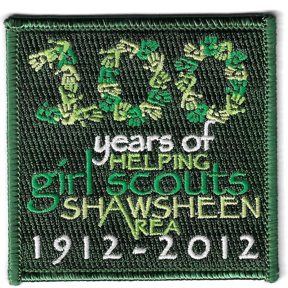 100th Anniversary Patch 100 years of helping (council unknown)