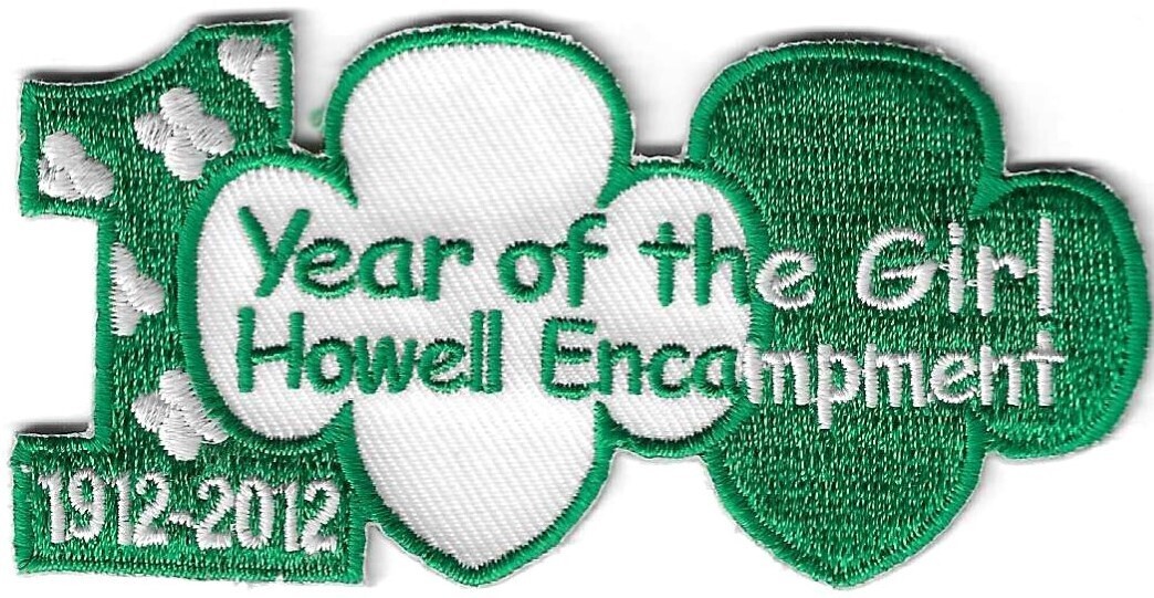 100th Anniversary Patch Year of the Girl Howell Encampment (council unknown)
