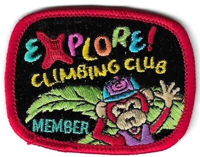 Climbing Club patch Explore GS Cookies 2006 ABC