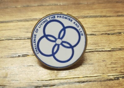 Senior Challenge of Living the Promise and Law Pin 1980-1986
