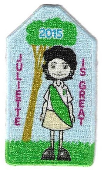 Personalized patch "Juliette" Trophy Nut 2015-2016
