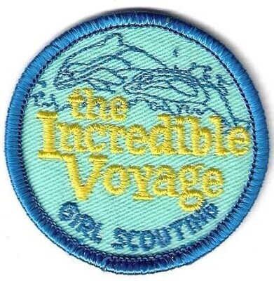 Base Patch 1 (round aqua background) 1995 Little Brownie Bakers