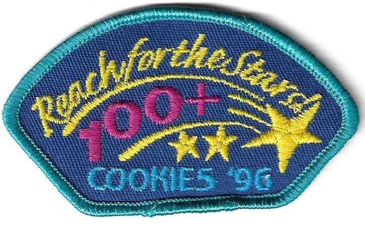 100+ Patch ("cookies" in blue) 1996 ABC