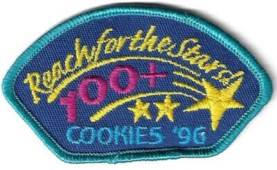 100+ Patch (&quot;cookies&quot; in blue) 1996 ABC