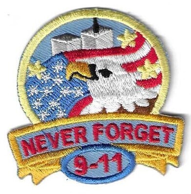 Never Forget 9/11 Fun Patch