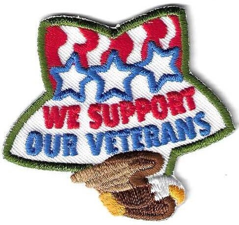 We Support Our Veterens Fun Patch