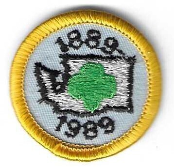 Washington State Centennial Mid-Columbia Council own Junior Badge (Original)