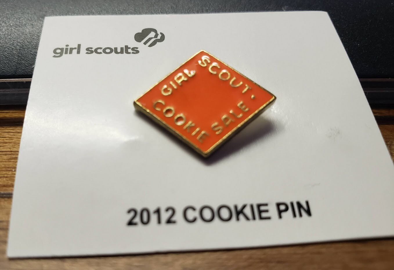 2012 Melon Metal Cookie Pin