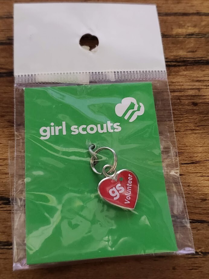 GS Volunteer (heart) Charm