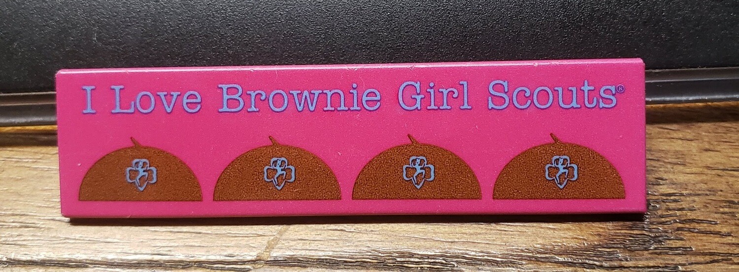 Brownie GS Beanie Bar fun Pin  GSUSA (1997)
