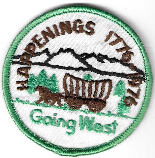 Happenings 1776-1976 Bicentennial Patch council unknown