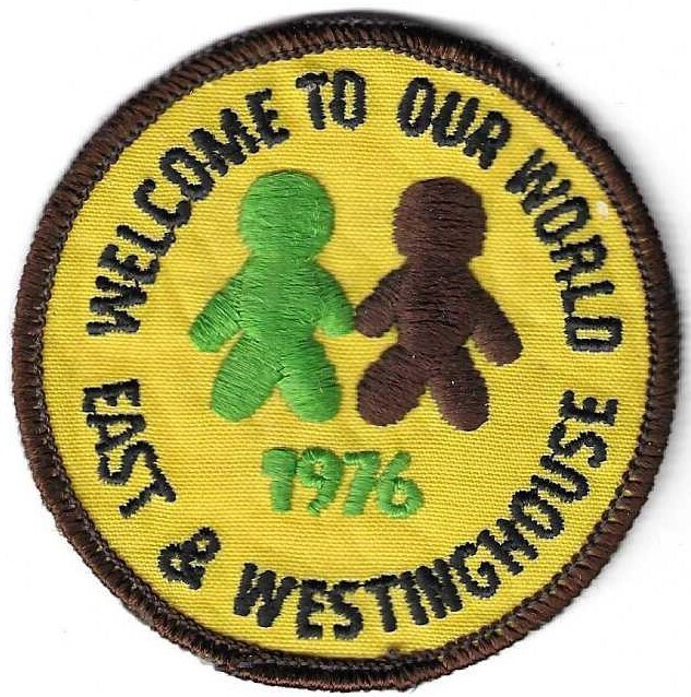 Welcome to Our World 1976 Bicentennial Patch council unknown