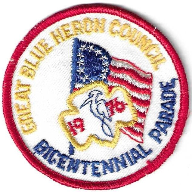 Bicentennial Parade Bicentennial Patch Great Blue Heron GSC
