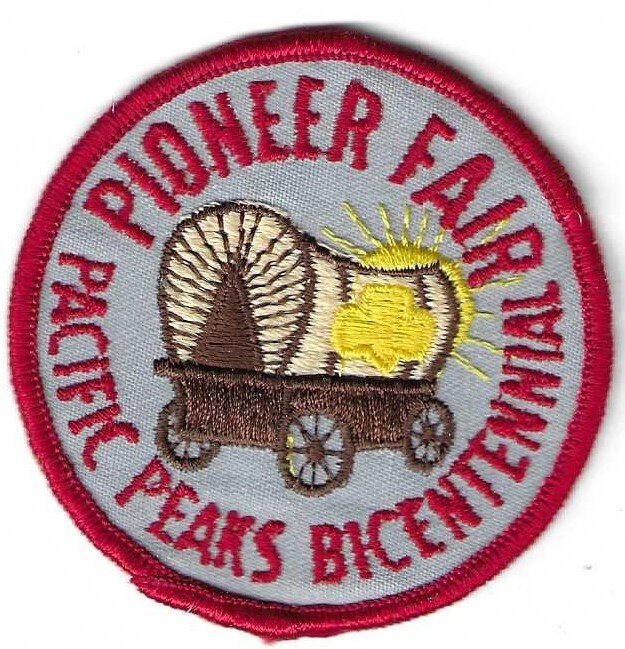 Pioneer Fair Bicentennial Patch Pacific Peaks GSC