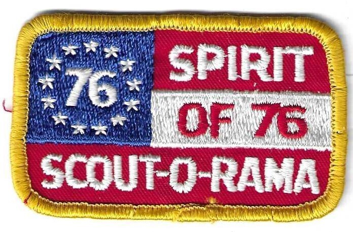 Spirit of 76  Scout-o-rama Bicentennial Patch council unknown (maybe BSA?)
