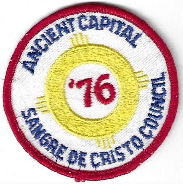 Ancient Capital 76 Bicentennial Patch Sangre de Cristo GSC