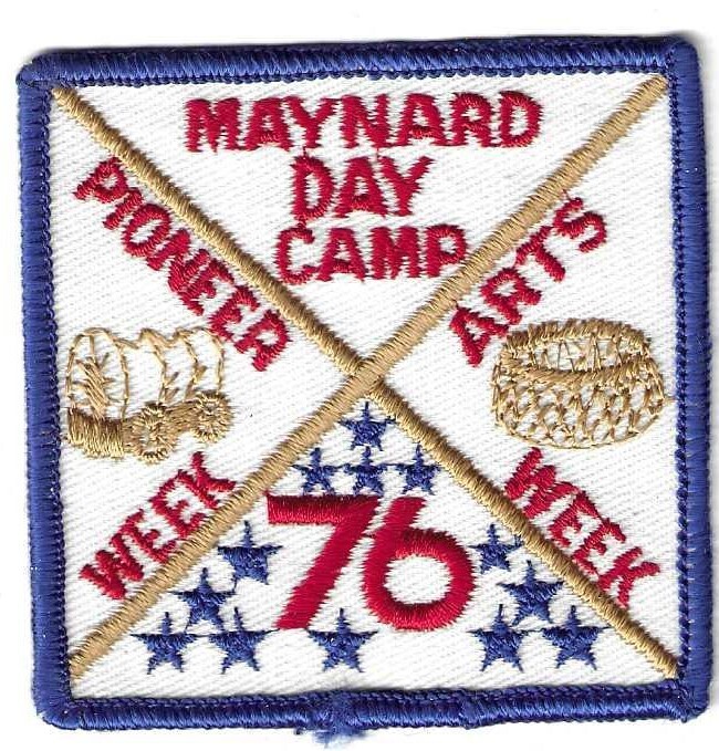 Day Camp (Maynard) Bicentennial Patch council unknown