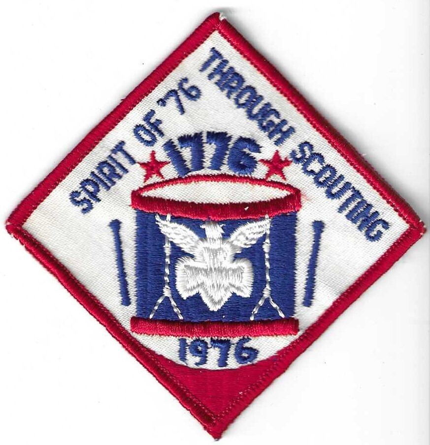 Spirit of 76 through Scouting Bicentennial Patch council unknown