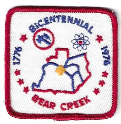1776-1976 Bicentennial Patch Bear Creek GSC