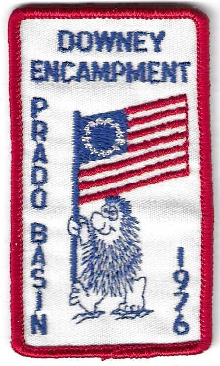 Downey Encampment Prado Basin Bicentennial Patch council unknown