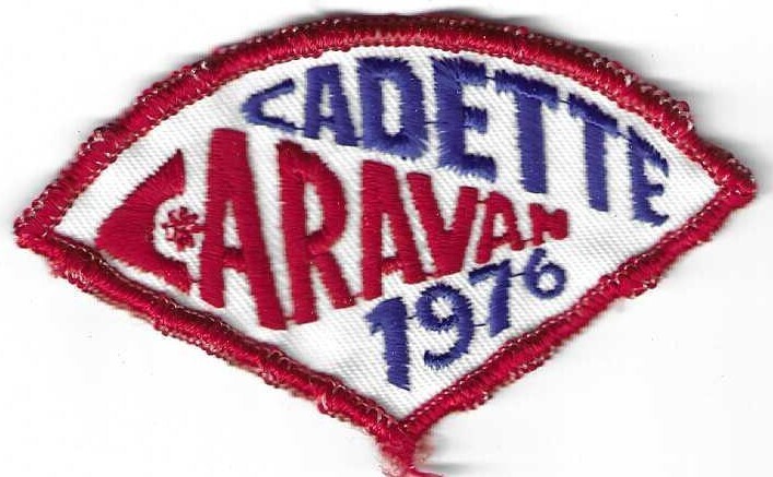 Cadette Caravan 1976 Bicentennial Patch council unknown