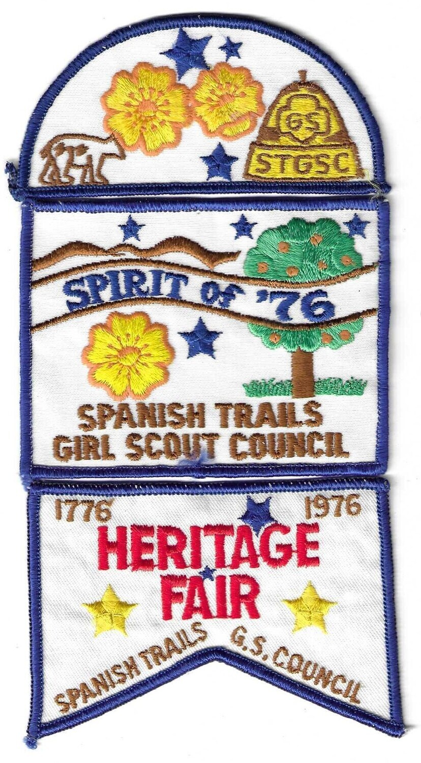 Patch Set Bicentennial Patch Spanish Trails GSC