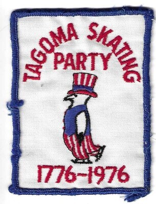 1776-1976 Tagoma Skating Party Bicentennial Patch council unknown