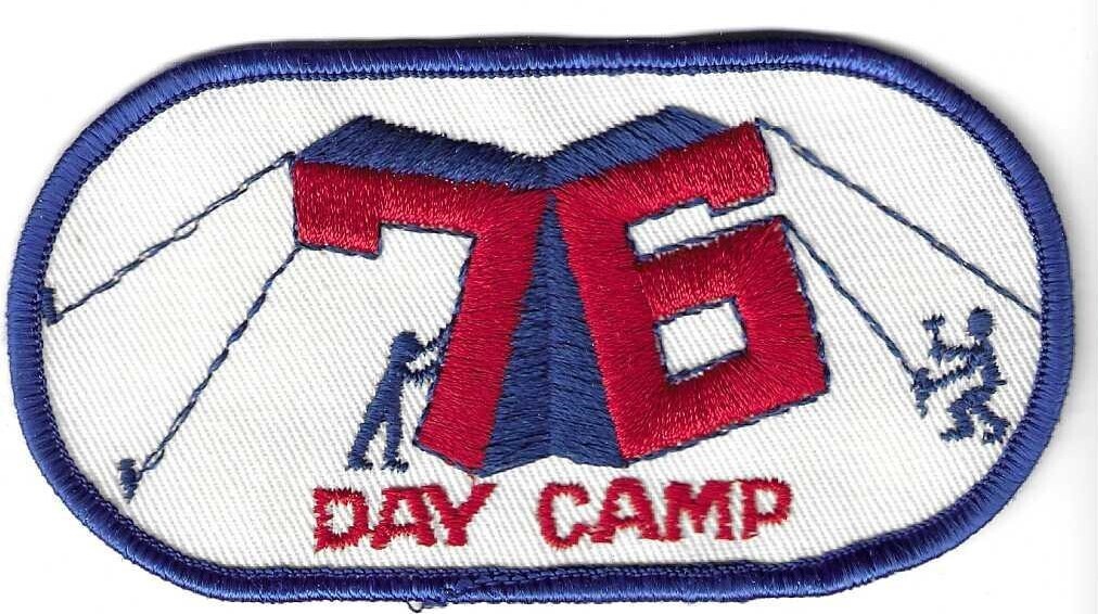 Day Camp 76 Bicentennial Patch council unknown