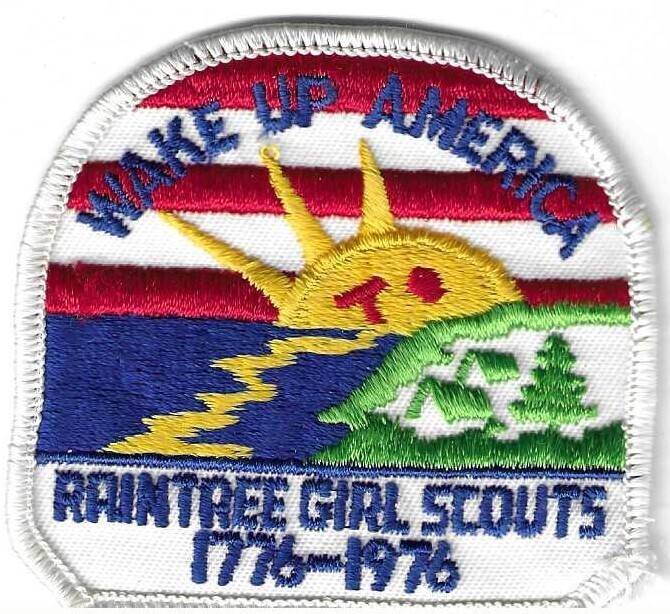 Wake Up American Bicentennial Patch Raintree GSC