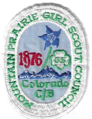 1976 Bicentennial Patch Mountain Prairie GSC