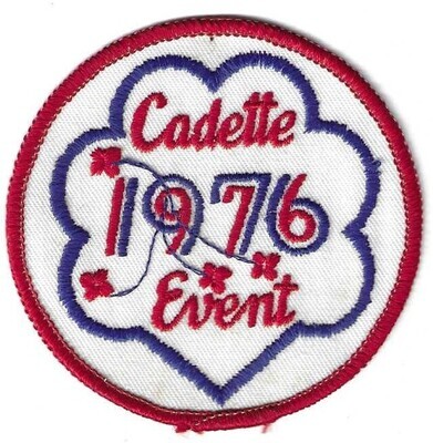 1976 Cadette Event Bicentennial Patch council unknown