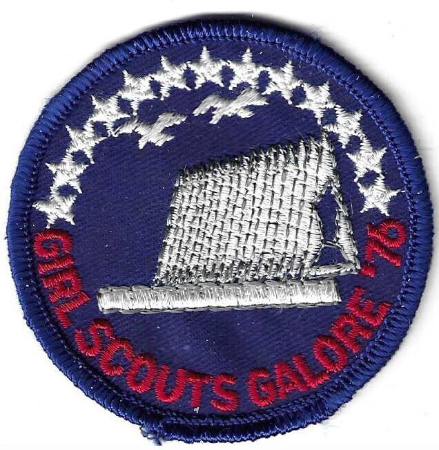 Girl Scouts Galore 76 Bicentennial Patch council unknown