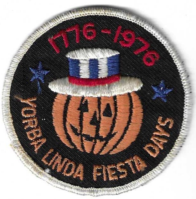 Yorba Linda Fiesta Days Bicentennial Patch council unknown