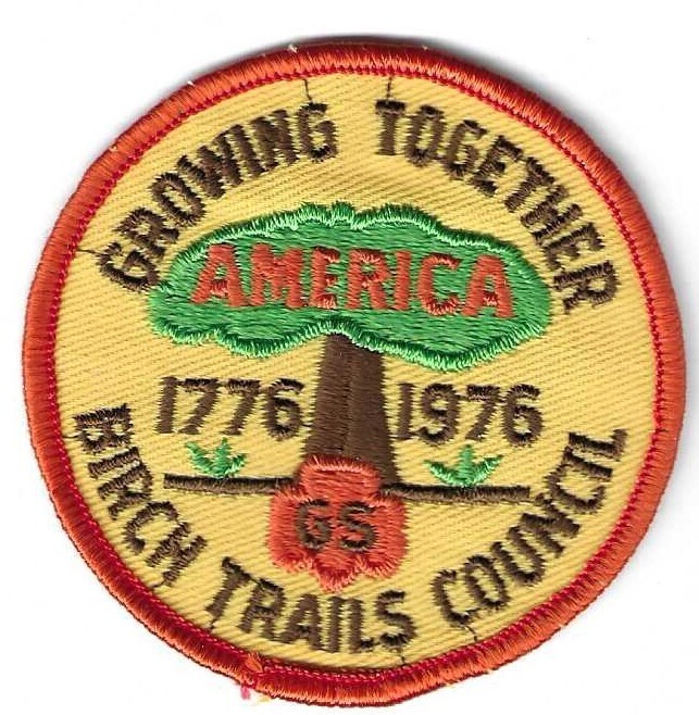 Growing Together Bicentennial Patch Birch Trails GSC