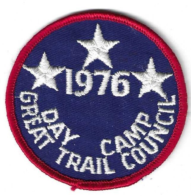 Day Camp Bicentennial Patch Great Trail GSC