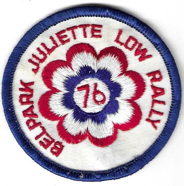 Belpark Juliette Low Rally Bicentennial Patch council unknown