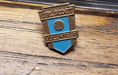 20 year Volunteer Service Award Pin