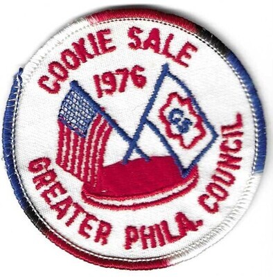Cookie Sale R/W/B border, white over cookie)  LBB (Greater Pa)