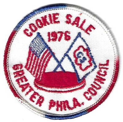 Cookie Sale (R/W/B border, blue over cookie) LBB (Greater Pa)