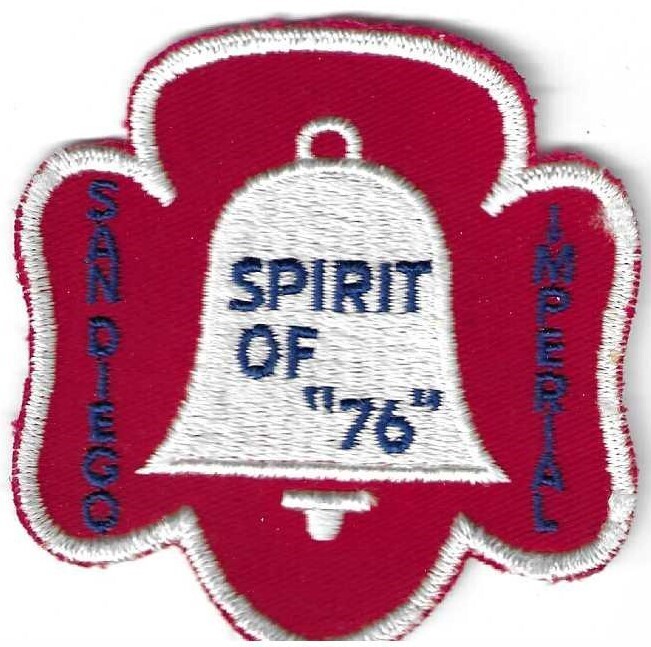 Spirit of 76 Bicentennial Patch (San Diego Imperial GSC)