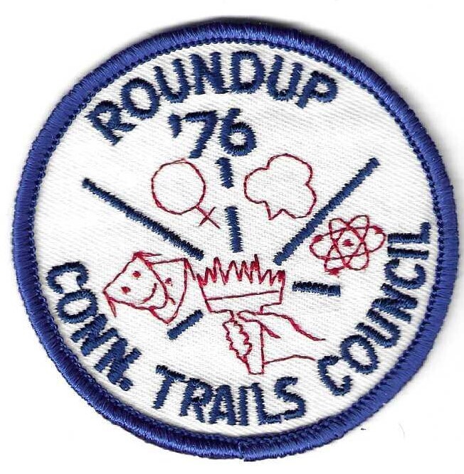 Roundup76 Bicentennial Patch (Conn Trails GSC)