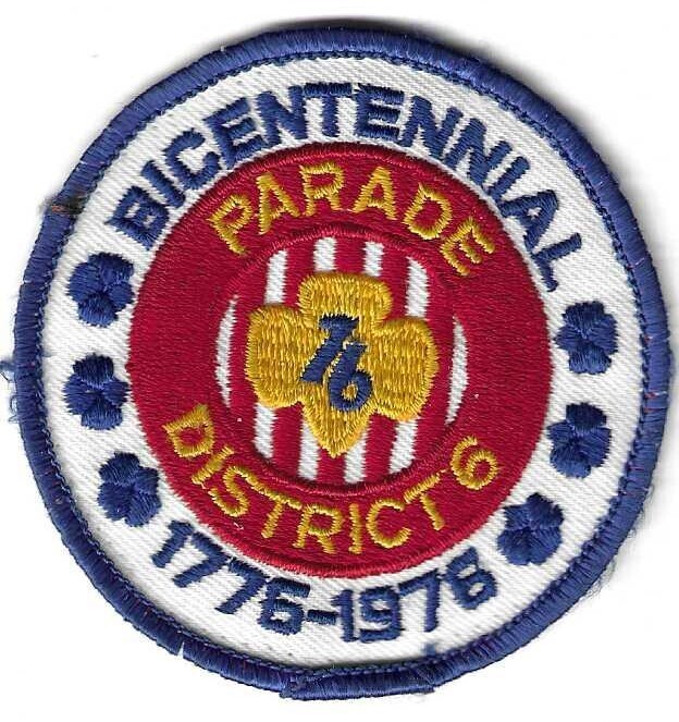 Parade District 6 Bicentennial Patch council unknown)
