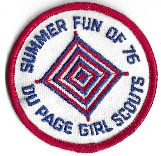 Summer of Fun 76 Bicentennial Patch (Dupage GSC)