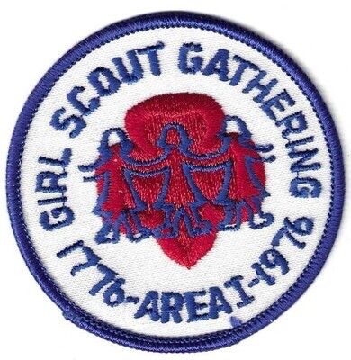 1776-1976 GS Gather Area 1 Bicentennial Patch (council unknown)