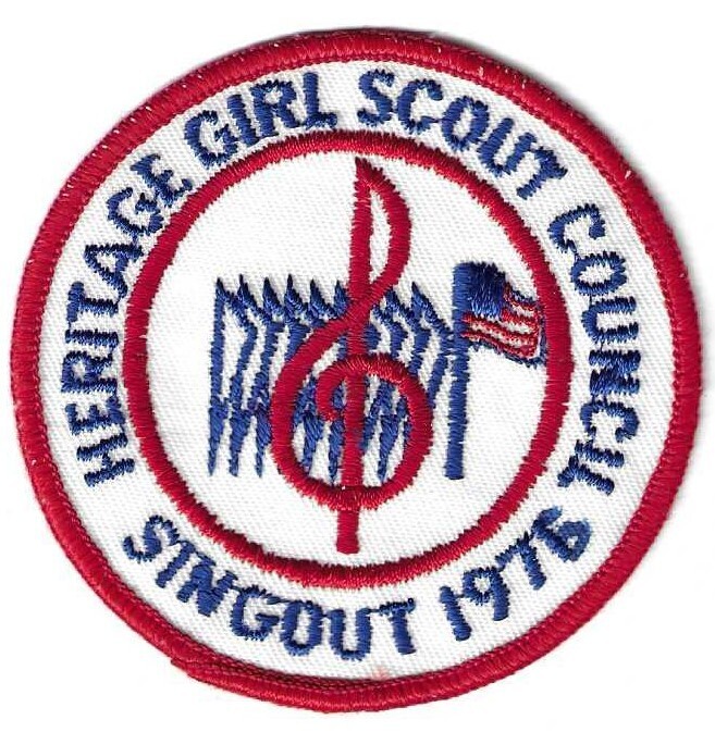 Singout 1976 Bicentennial Patch Heritage GSC)