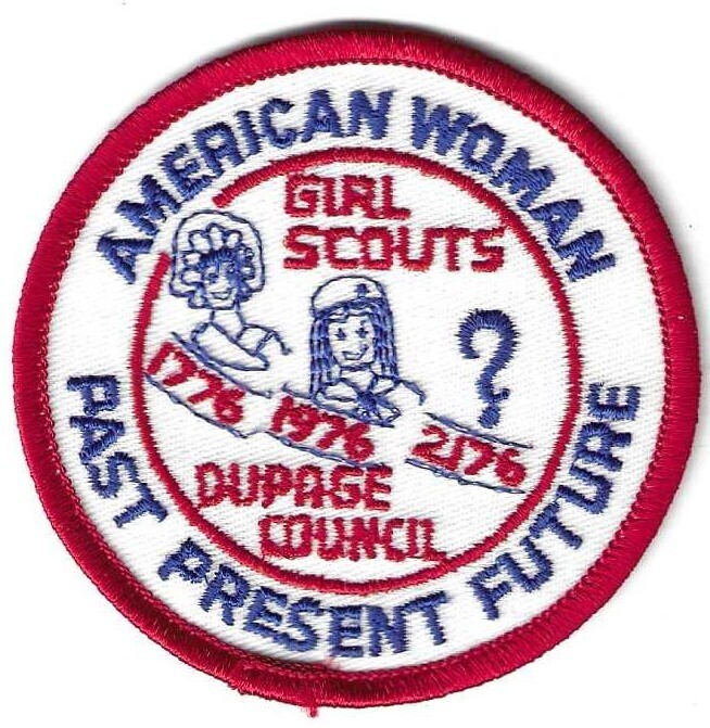 American Woman Bicentennial Patch (Dupage GSC)